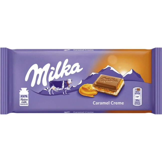 Ciocolata cu Caramel Milka 100g
